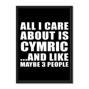 All I Care About Is Cymric And Like Maybe 3 People - Portrait Frame Photo Tile