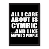 All I Care About Is Cymric And Like Maybe 3 People - Portrait Frame Photo Tile