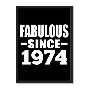 Fabulous Since 1974 - Portrait Frame Photo Tile