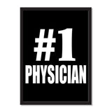 Number One #1 Physician - Portrait Frame Photo Tile