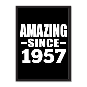 Amazing Since 1957 - Portrait Frame Photo Tile