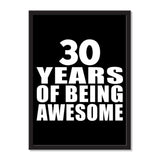 30 Years Of Being Awesome - Portrait Frame Photo Tile