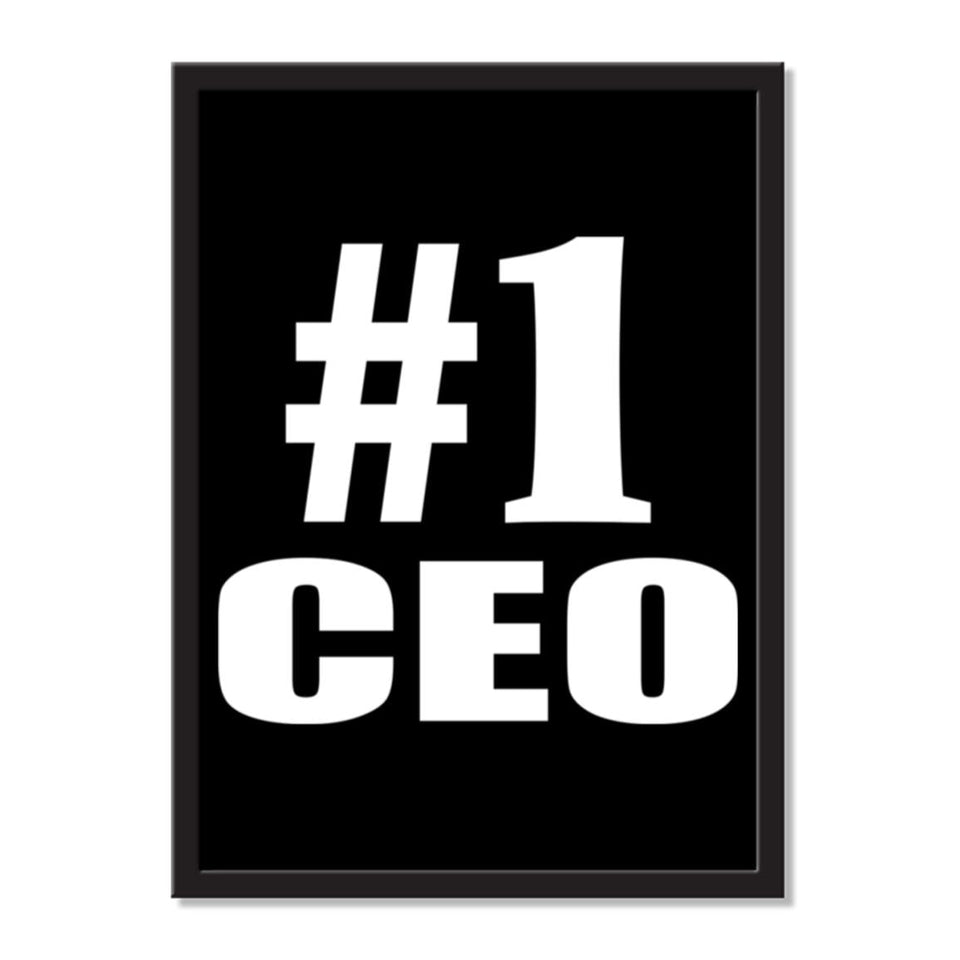 Number One #1 CEO - Portrait Frame Photo Tile