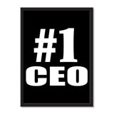 Number One #1 CEO - Portrait Frame Photo Tile