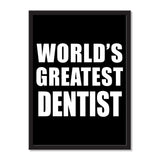 World's Greatest Dentist - Portrait Frame Photo Tile