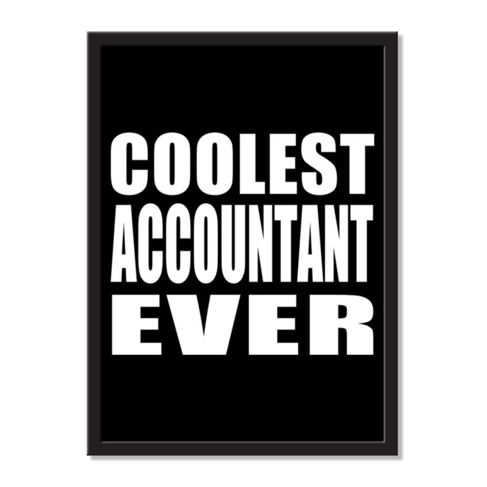 Coolest Accountant Ever - Portrait Frame Photo Tile