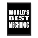 World's Best Mechanic - Portrait Frame Photo Tile