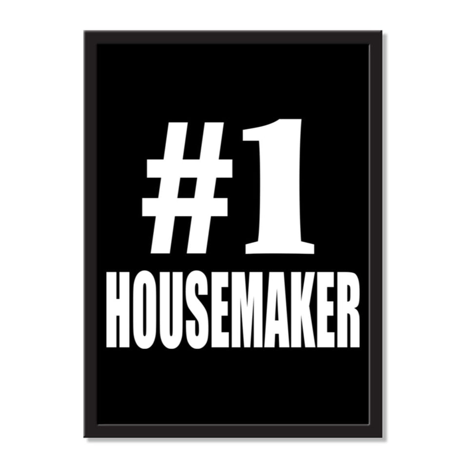 Number One #1 Housemaker - Portrait Frame Photo Tile
