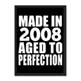 Made In 2008 Aged to Perfection - Portrait Frame Photo Tile