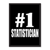 Number One #1 Statistician - Portrait Frame Photo Tile