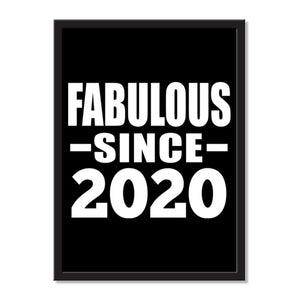 Fabulous Since 2020 - Portrait Frame Photo Tile