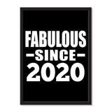 Fabulous Since 2020 - Portrait Frame Photo Tile