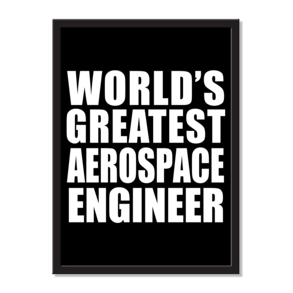 World's Greatest Aerospace Engineer - Portrait Frame Photo Tile