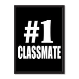 Number One #1 Classmate - Portrait Frame Photo Tile