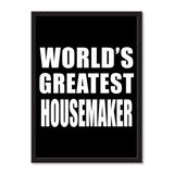 World's Greatest Housemaker - Portrait Frame Photo Tile