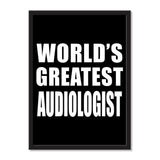 World's Greatest Audiologist - Portrait Frame Photo Tile