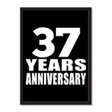 37 Years Anniversary - Portrait Frame Photo Tile