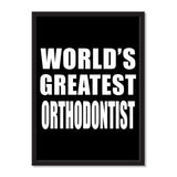 World's Greatest Orthodontist - Portrait Frame Photo Tile