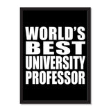 World's Best University Professor - Portrait Frame Photo Tile