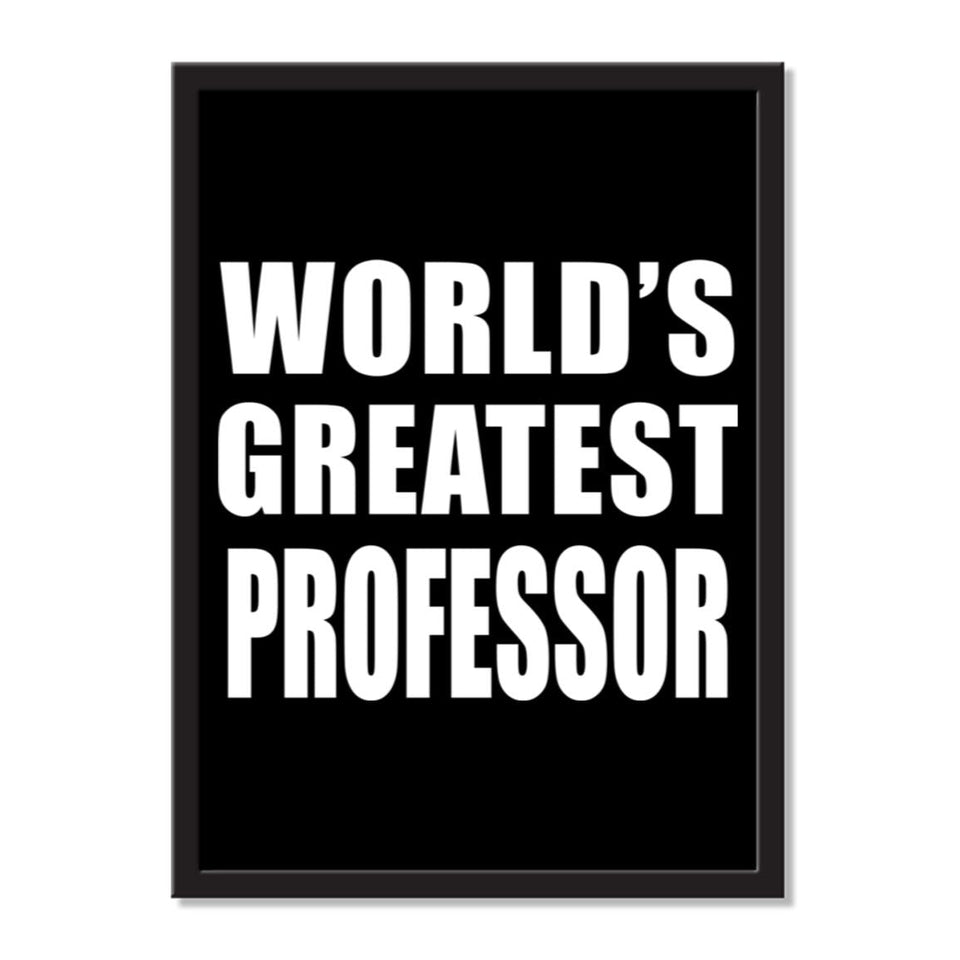 World's Greatest Professor - Portrait Frame Photo Tile