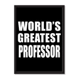 World's Greatest Professor - Portrait Frame Photo Tile