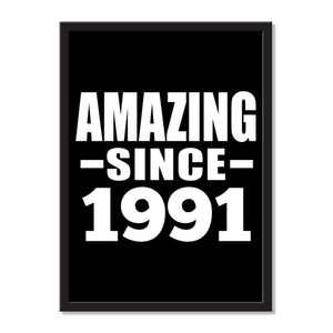 Amazing Since 1991 - Portrait Frame Photo Tile