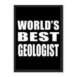 World's Best Geologist - Portrait Frame Photo Tile
