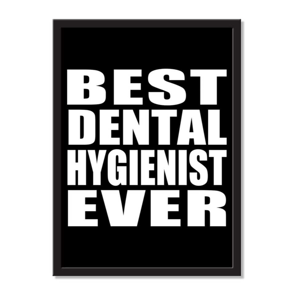 Best Dental Hygienist Ever - Portrait Frame Photo Tile