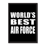 World's Best Air Force - Portrait Frame Photo Tile