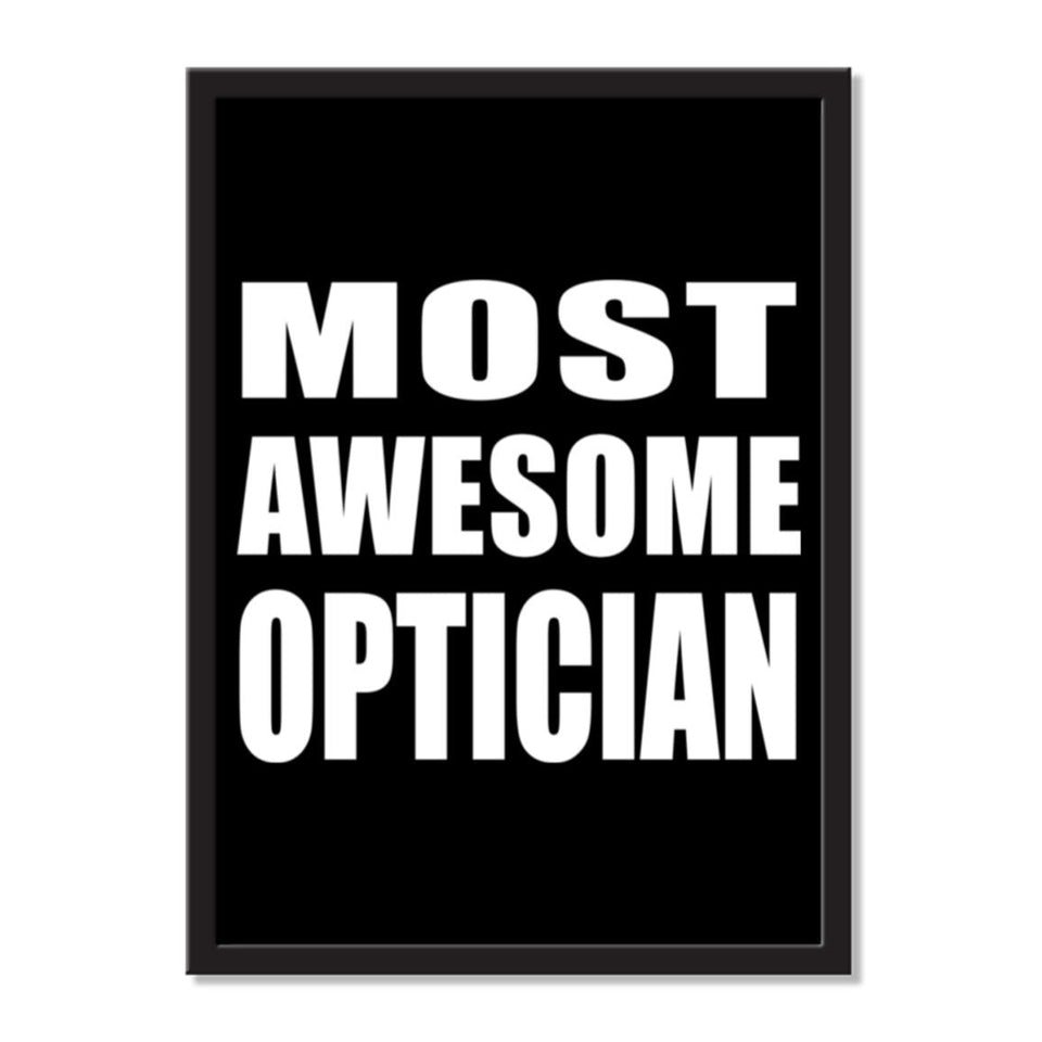 Most Awesome Optician - Portrait Frame Photo Tile