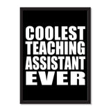 Coolest Teaching Assistant Ever - Portrait Frame Photo Tile