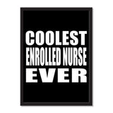 Coolest Enrolled Nurse Ever - Portrait Frame Photo Tile