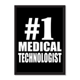 Number One #1 Medical Technologist - Portrait Frame Photo Tile