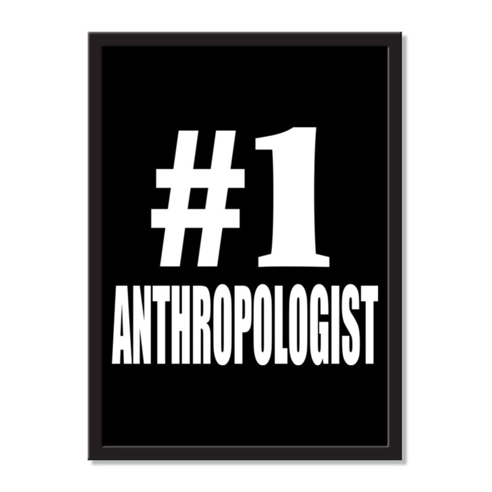 Number One #1 Anthropologist - Portrait Frame Photo Tile