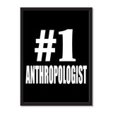 Number One #1 Anthropologist - Portrait Frame Photo Tile