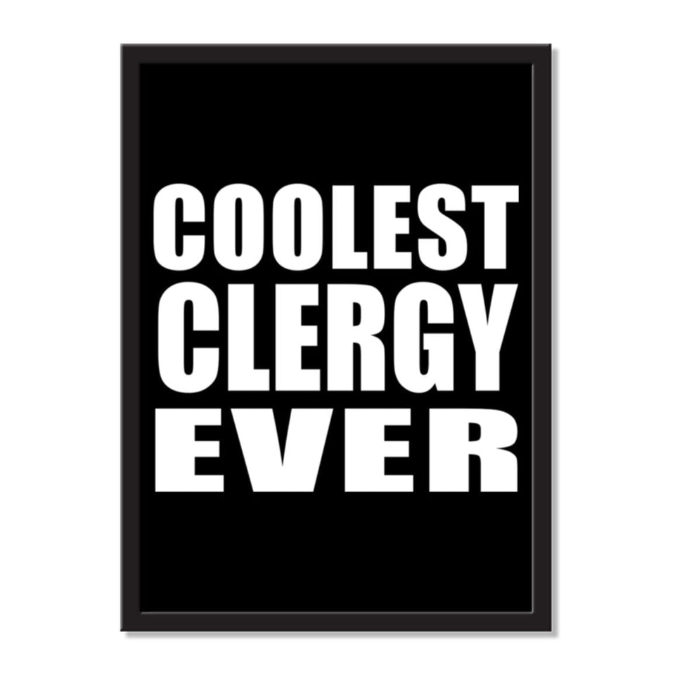Coolest Clergy Ever - Portrait Frame Photo Tile