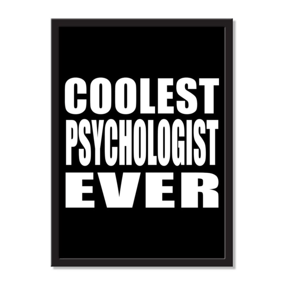 Coolest Psychologist Ever - Portrait Frame Photo Tile