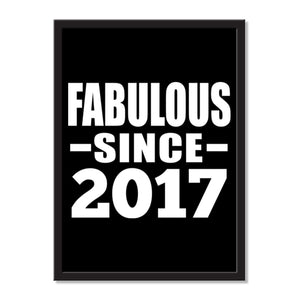 Fabulous Since 2017 - Portrait Frame Photo Tile