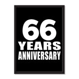 66 Years Anniversary - Portrait Frame Photo Tile