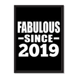 Fabulous Since 2019 - Portrait Frame Photo Tile