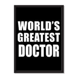 World's Greatest Doctor - Portrait Frame Photo Tile