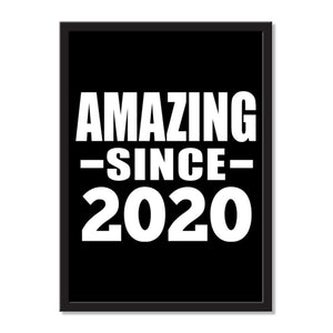 Amazing Since 2020 - Portrait Frame Photo Tile