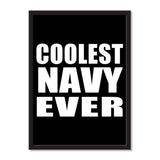 Coolest Navy Ever - Portrait Frame Photo Tile