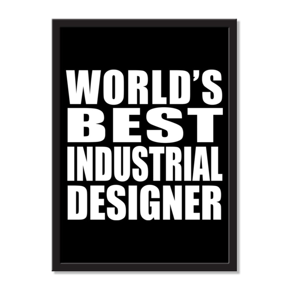 World's Best Industrial Designer - Portrait Frame Photo Tile