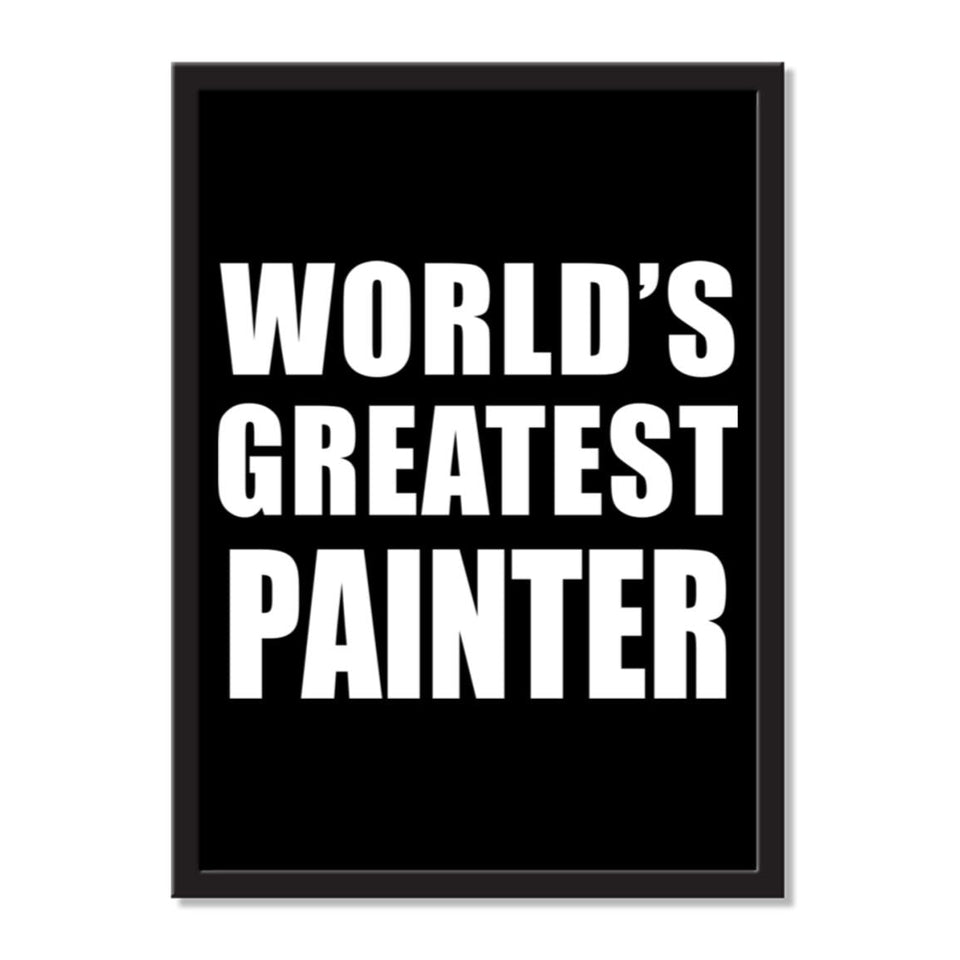 World's Greatest Painter - Portrait Frame Photo Tile