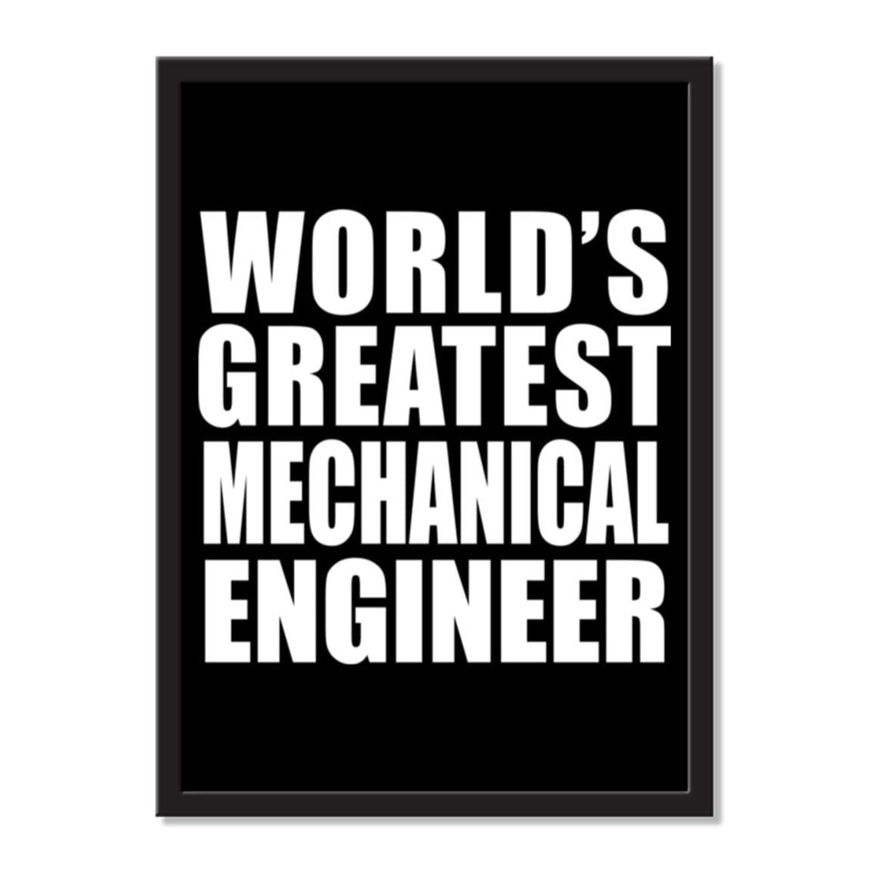 World's Greatest Mechanical Engineer - Portrait Frame Photo Tile