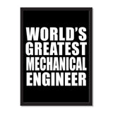 World's Greatest Mechanical Engineer - Portrait Frame Photo Tile