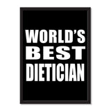 World's Best Dietician - Portrait Frame Photo Tile
