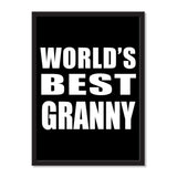 World's Best Granny - Portrait Frame Photo Tile