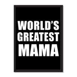 World's Greatest Mama - Portrait Frame Photo Tile